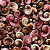 Tecido Digital - Old Pink Caracóis 50x150 - Imagem 1