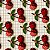 Cerejas Patchwork. Tecido Digital Fabricart 100% Algodão - 50x150cm - Imagem 1