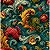 Flor Arabesco. Tecido Matelassado Fab. 50x140. - Imagem 1