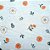 Little Leaves. Linho+Alg. Ibi.50x150cm - Imagem 1