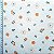 Little Leaves. Linho+Alg. Ibi.50x150cm - Imagem 2