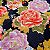 Botan Flower. Douradinho 100% Algodão Japonês(49x110cm) - Imagem 2