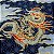 Dragon Star. Douradinho 100% Algodão Japonês(49x110cm) - Imagem 1