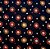 Noir Balls. Tecido Digital Fabricart 100% Algodão - 50x150cm - Imagem 1