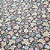 Brown Flower. Tecido em Algodão+Linho. TI008 (50x110cm) - Imagem 1