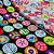 Colour Balls. 100% Algodão Japonês. TI030 (49x54cm) - Imagem 1