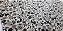 Black Cat in Flowers. Linho+Algodão Japonês. JV00002 (50x55cm) - Imagem 3