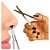 TESOURA UNHEX FOR MEN  PONTA ARREDONDA NARIZ ,OUVIDO E BIGODE - Imagem 4