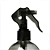 PULVERIZADOR NTFLEX MINI BOLINHA PRETO  REF: 3879 150ML - Imagem 2