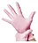 LUVA NITRILICA DESCARTAVEL SENSI ROSA SLIM G SEM AMIDO C/100UNIDADES  VOLK - Imagem 1