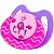 CHUPETA LOLLY NENNY VIVA ORTODONTICA SILICONE ROSA TAM:2 REF:4915-01 - Imagem 1