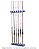 Porta Varas de parede Rod Rack Aquafishing 6 Varas - Imagem 1