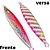 Isca Artificial Jig Ahi Fishing By M&W 400gr 20cm Cor rosa glow prata - Imagem 1