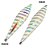 Isca Artificial Metal Jig Tamiarana 130gr 13cm listrado glow com hots - Imagem 1