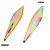 Isca Artificial Metal Jig Tamiarana 130gr 13cm glow arco iris - Imagem 1
