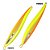 Isca Artificial Metal Jig Lamina 140g 18cm laranja/amarelo holográfico - Imagem 1