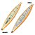 Isca Artificial Metal Jig Parcel 240g 15,5cm glow zebra laterais laranja - Imagem 1