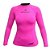 CAMISETA LYCRA ML XFLOAT FEMININA ROSA - Imagem 1