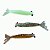 Camarao artificial Heckmann 7cm Cores variadas - Imagem 2