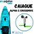 Caiaque Alpha Com Pedal Crossdrive Milha Náutica Azul Mar - Imagem 1