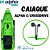 Caiaque Alpha Com Pedal Crossdrive Milha Náutica Verde Limao - Imagem 1