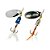 Isca Artificial Spinner LQ9052 6gr 2pc ALBATROZ cores variadas - Imagem 1
