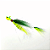 Isca Artificial Streamer Jig Pesca Brasil Donatello 10gr Verde/Amarelo - Imagem 1