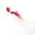 Isca Artificial Streamer Jig Pesca Brasil Donatello 10gr Vermelho - Imagem 1
