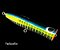 Isca Artificial Borboleta Hannibal 80g 18cm - cor Yellowfin - Imagem 1