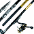 Kit Combo Vara molinete 2,40 + Molinete 800 LEAF ULTRA LIGHT Pesca Brasil - Imagem 2