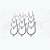 ANZOL SS HOOKS HEAVY CIRCLE BKK Tam 8/0 c/5unidades - Imagem 3