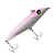 ISCA ARTIFICIAL AICAS CORINGA 7,5CM 19GR ROSA BRANCA - Imagem 1