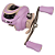 Carretilha S22  Pink Albatroz ESQUERDA - Imagem 3