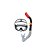 KIT SNORKEL + MASCARA  + PES DE PATO SPARK WAVE PRETO - Imagem 2