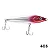 Isca Artificial Magic Stick 70 Nakamura 403 hologáfica cabeça vermelha - Imagem 1