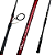 Vara Molinete Pioneer GT Warrior Up Set POP/PE 6 30-60 LBS 2,30M - Imagem 1