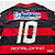 Camisa Flamengo 2010 #10 "Ronaldinho" - P - Imagem 4