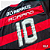 Camisa Flamengo 2009 #10 "Adriano" - G - Imagem 4