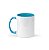 CANECA CERÂMICA 325ML ALÇA E INTERIOR COLORIDO - PERSONALIZE - Imagem 2