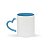 CANECA CERÂMICA 325ML ALÇA DE CORAÇÃO E INTERIOR COLORIDO - PERSONALIZE - Imagem 4