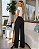 Calça Feminina Pantalona Com Fenda Lateral - Imagem 3
