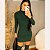 Vestido Suplex Feminino Gola Alta Manga Comprida Sereia Moda Blogueira Gringa - Imagem 5