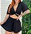 Conjunto Cropped Multiformas e Short Soltinho Estilo gode Blogueira Tendência Conforto Malha - Imagem 2
