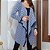 Casaco Cardigan Sobretudo Tricot Lã Pied Poule - Imagem 1