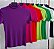 T-shirt Básica Camiseta Gola Alta Lisa Manga Curta Zara - Imagem 3