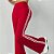 Calça Cintura Alta Bailarina com Listras Laterais Estilo Flare Moda Tendência - Imagem 7