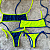 Conjunto Biquini Caribe Decote Reto Calcinha Asa Delta Amarrar Cordinha Moda Verão Estiloso - Imagem 4