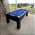 Mesa de Bilhar Fascinação Cor Preta Tecido Azul 2,20 x 1,20 - Imagem 2