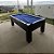 Mesa de Bilhar Fascinação Cor Preta Tecido Azul 2,20 x 1,20 - Imagem 4