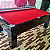 Mesa de Bilhar Fascinação Cor Preta Tecido Vermelho 1,86 x 1,17 - Imagem 4